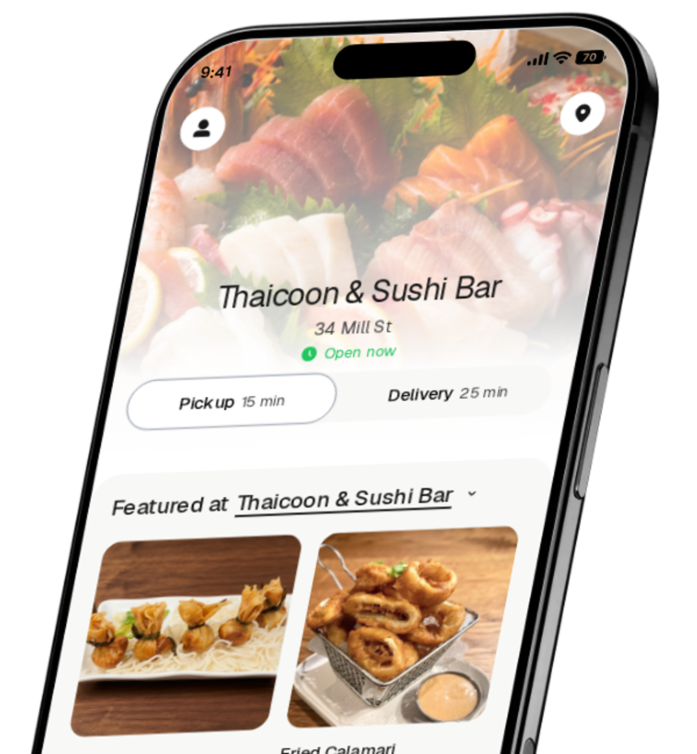 Thaicoon & Sushi Bar app preview