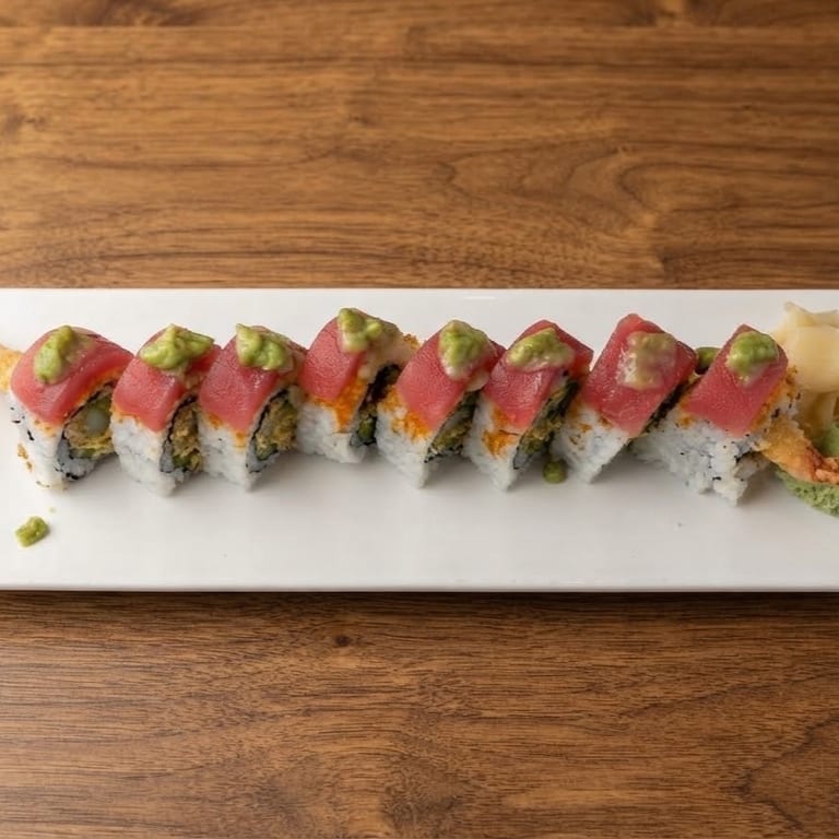Savor our salmon roll