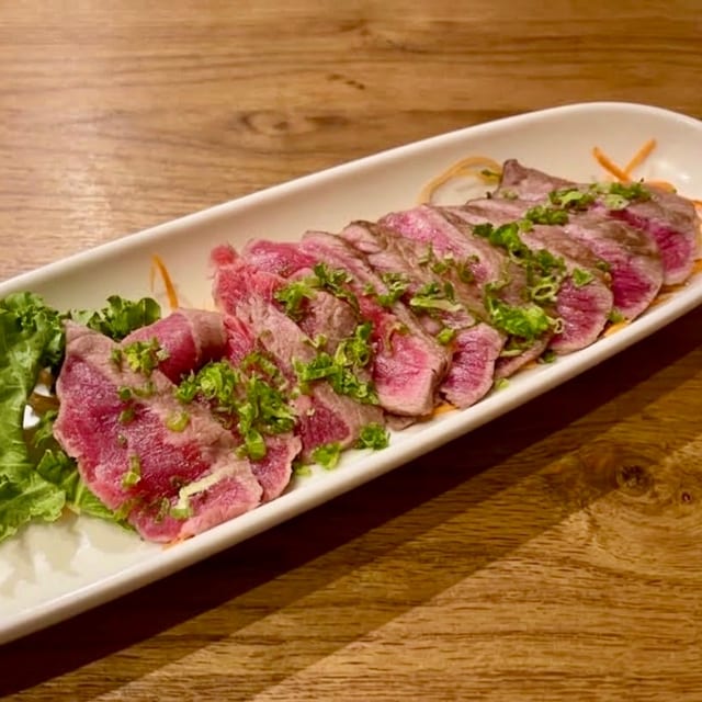 Beef Tataki.