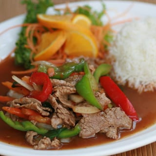 Lunch Pepper Steak